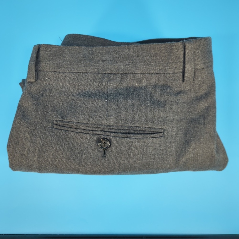 J.Crew Ludlow Slim Fit Abraham Moon Wool Blend Dress Pants Men's 36x32 Gray